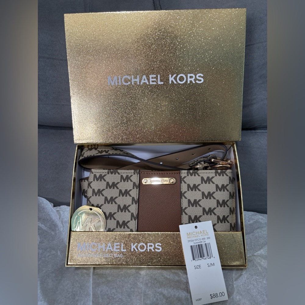 NWT Michael Kors Adjustable Belt Bag - Picture 2 of 3